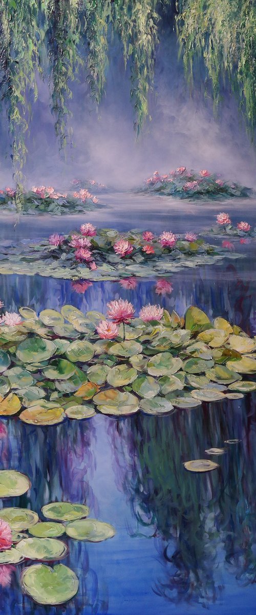 "Water lilies on the water" by Gennady Vylusk