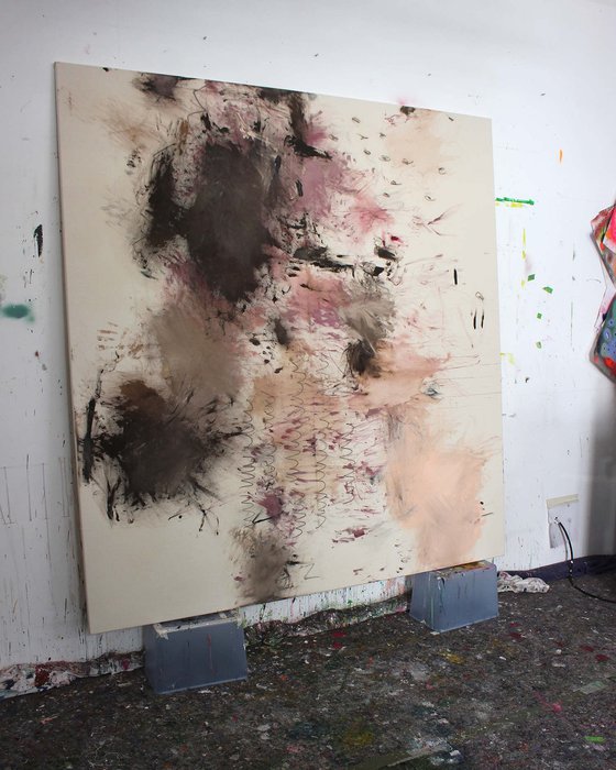 She Paints Outside the Lines No. 9