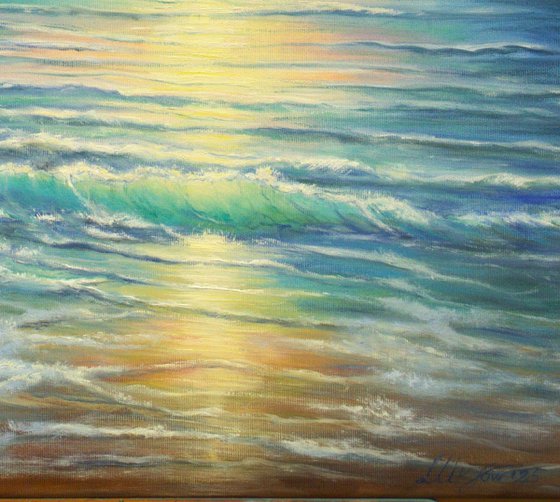 Turquoise wave