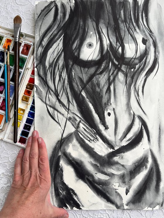Woman Nude Painting