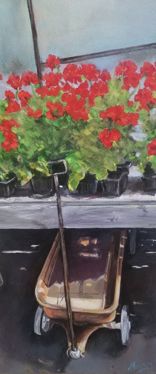Aching for Geraniums by Mary Chant