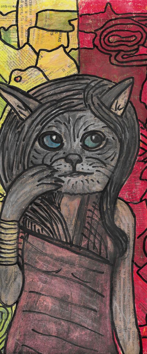 Coquette cat #2 by Pavel Kuragin