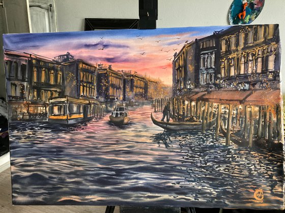 Grand Canal at sunset