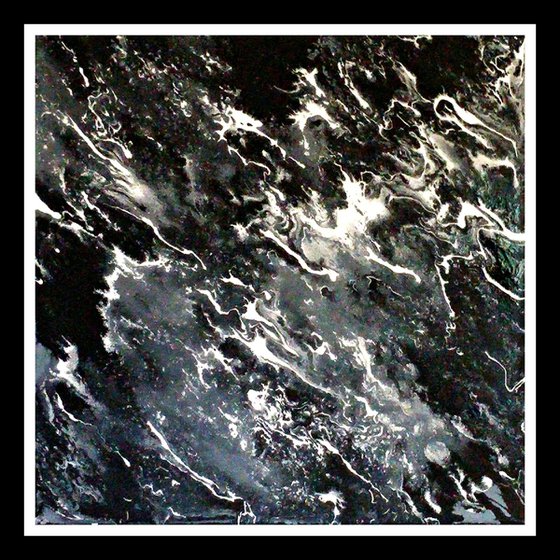 Fluid // Abstract Painting // 12x12" Canvas