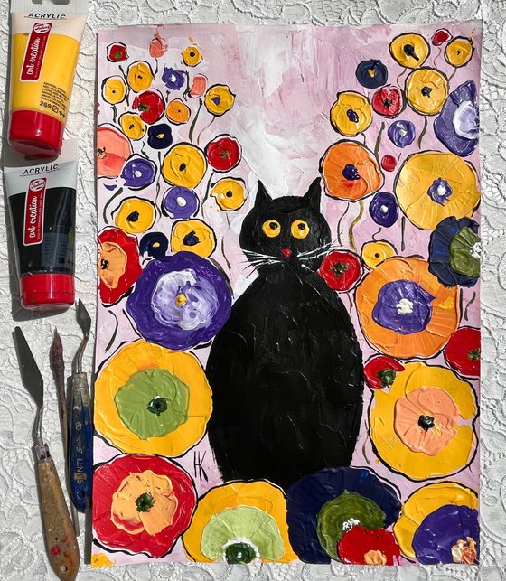 Kandinsky Flowers Painting