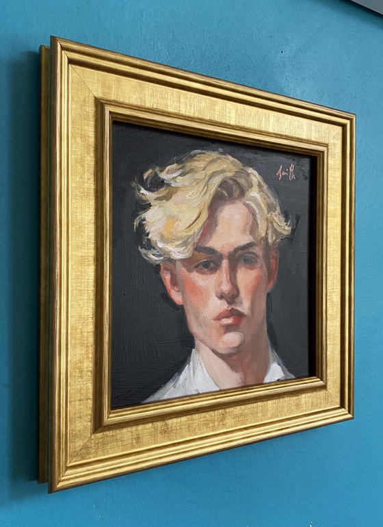 Blond Young Edwardian Man