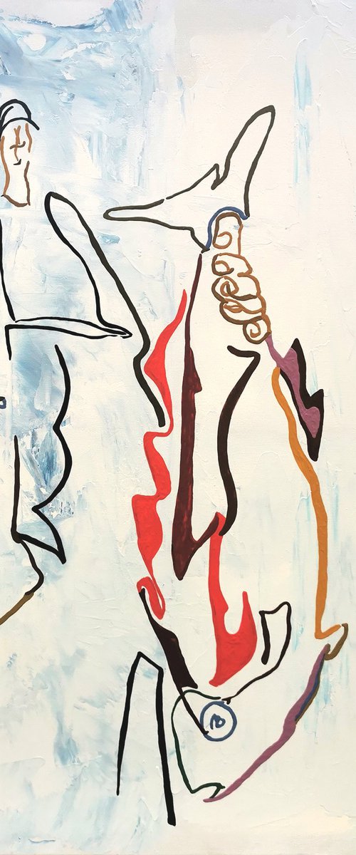 XV 31 - Fisherman Saager and his catch by Uli Lächelt