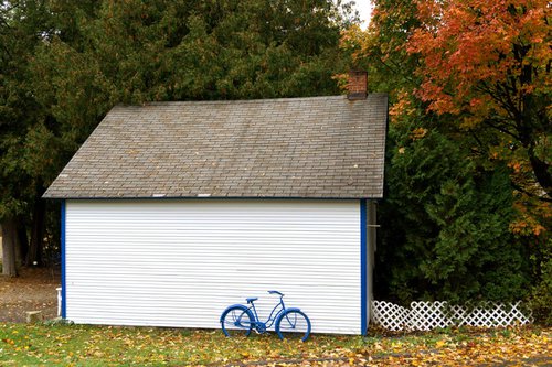 Blue Bicycle by Robert Tolchin