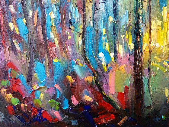 Original Artwork "Forest lights" by Artem Grunyka