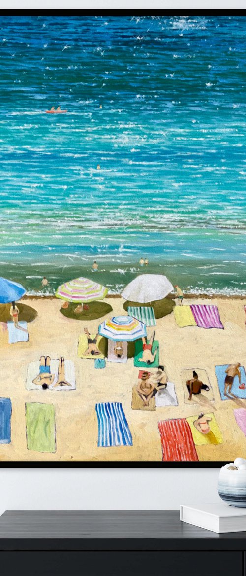 Lazy day on the beach by Volodymyr Smoliak