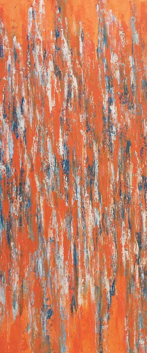 «Orange with Blue» by M.Y. by Max Yaskin