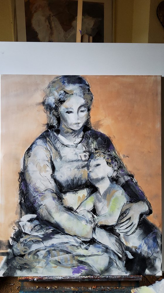 Madonna and child 5