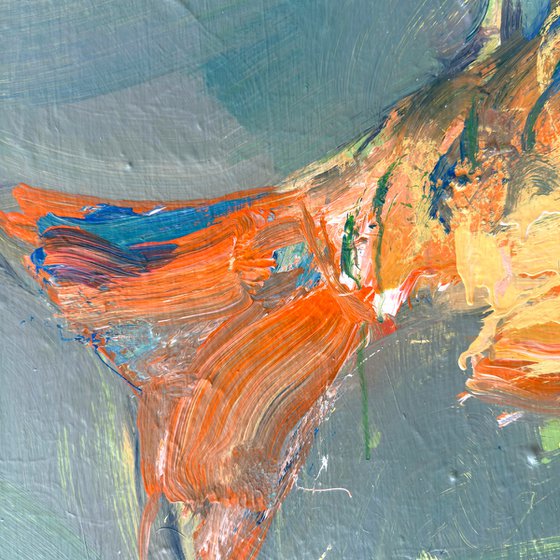 Self-Portrait with Fish