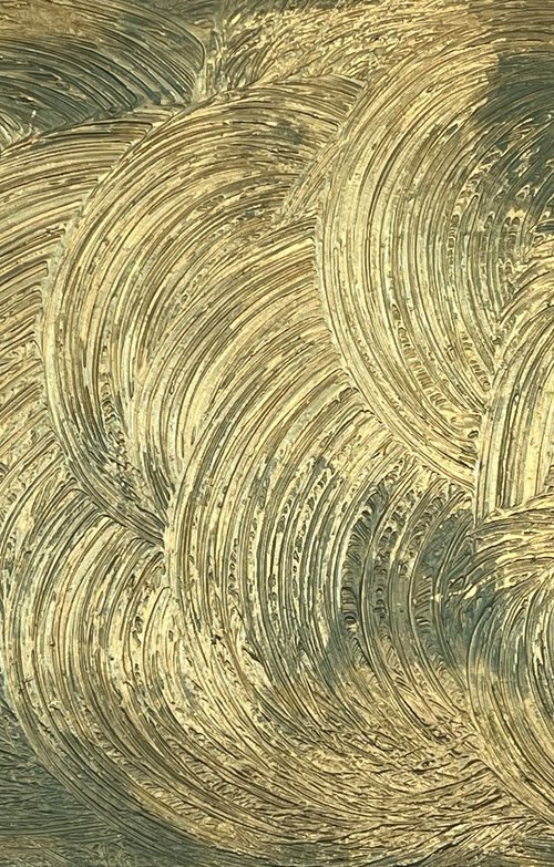 Garden Dreams Golden Green by Exclusive Arts