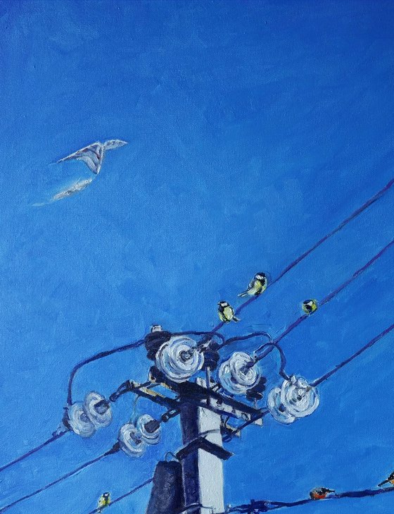 January Birds on Poles