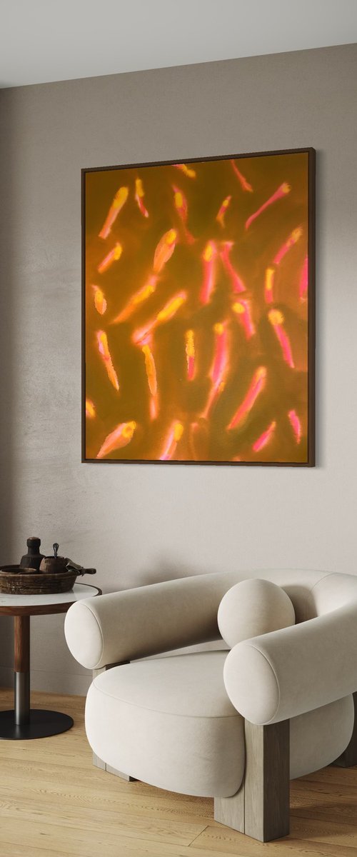 Abstract Festive Lights by Makarova Abstract Art