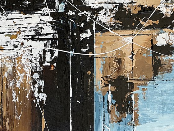 Between Structure and Tide set diptych