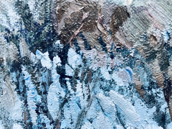 Colourful houses in the foot of the mountains