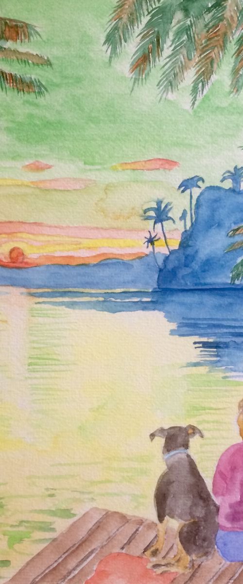 'Sunset in Fiji' by Mark Murphy