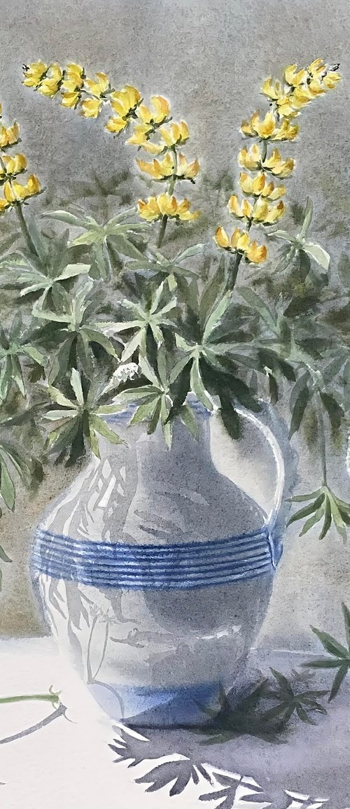 Whispers of wild lupines, by Natalia Butenko