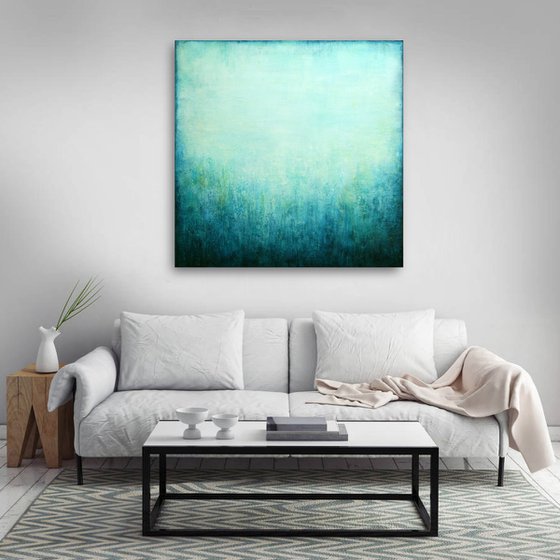 Abstract Turquoise Landscape V