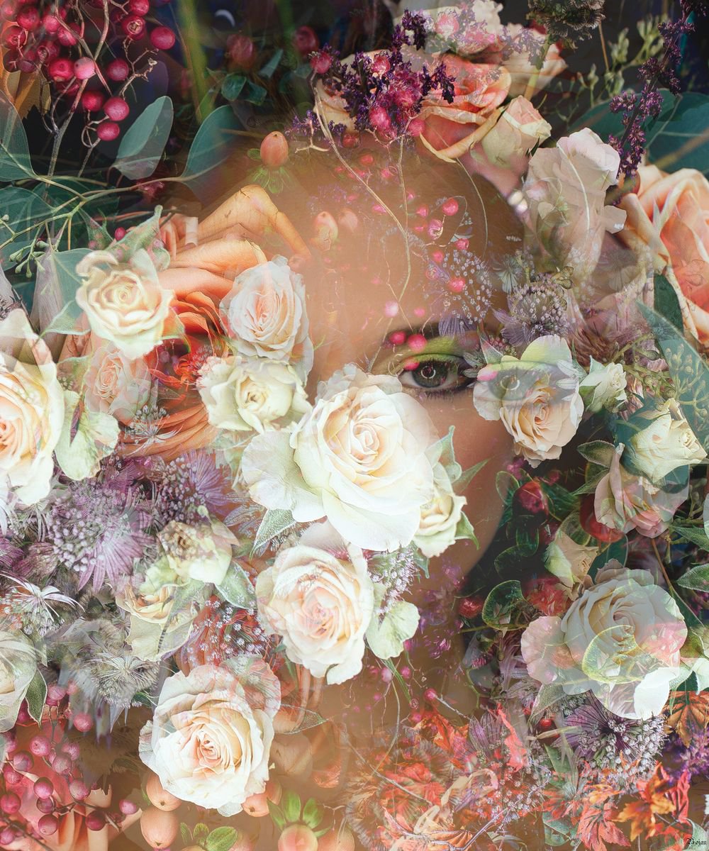 Illustrative Portrait Photograph By Bojan Jevtic, 39 X 47, Mistique, Original Artwork