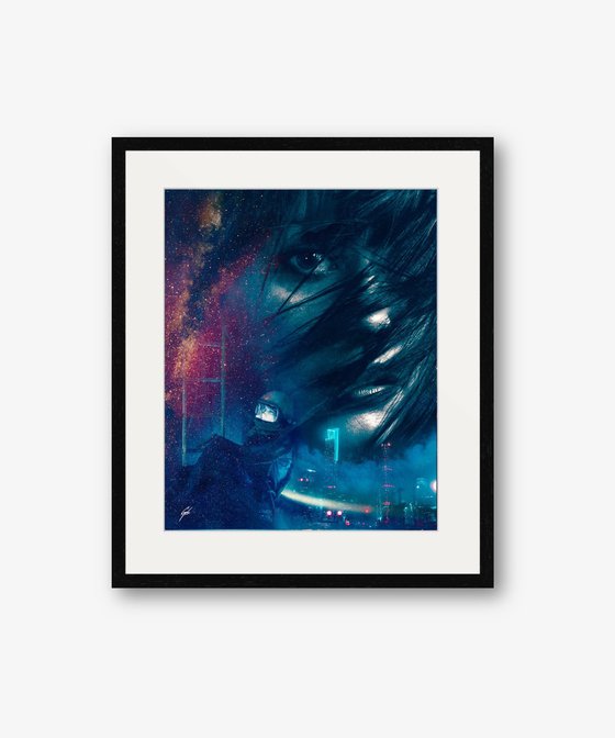 THE FIFTH ELEMENT | 2022 | DIGITAL ARTWORK PRINTED ON PAPER | HIGH QUALITY | UNIQUE EDITION | SIMONE MORANA CYLA | 40 X 50 CM