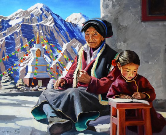 A usual day in Tibet