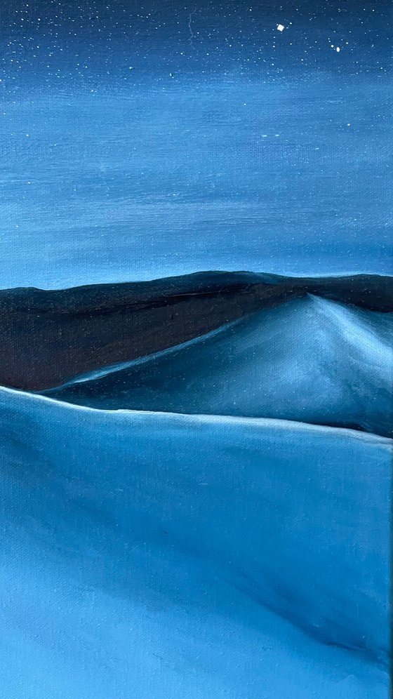 Night in the desert