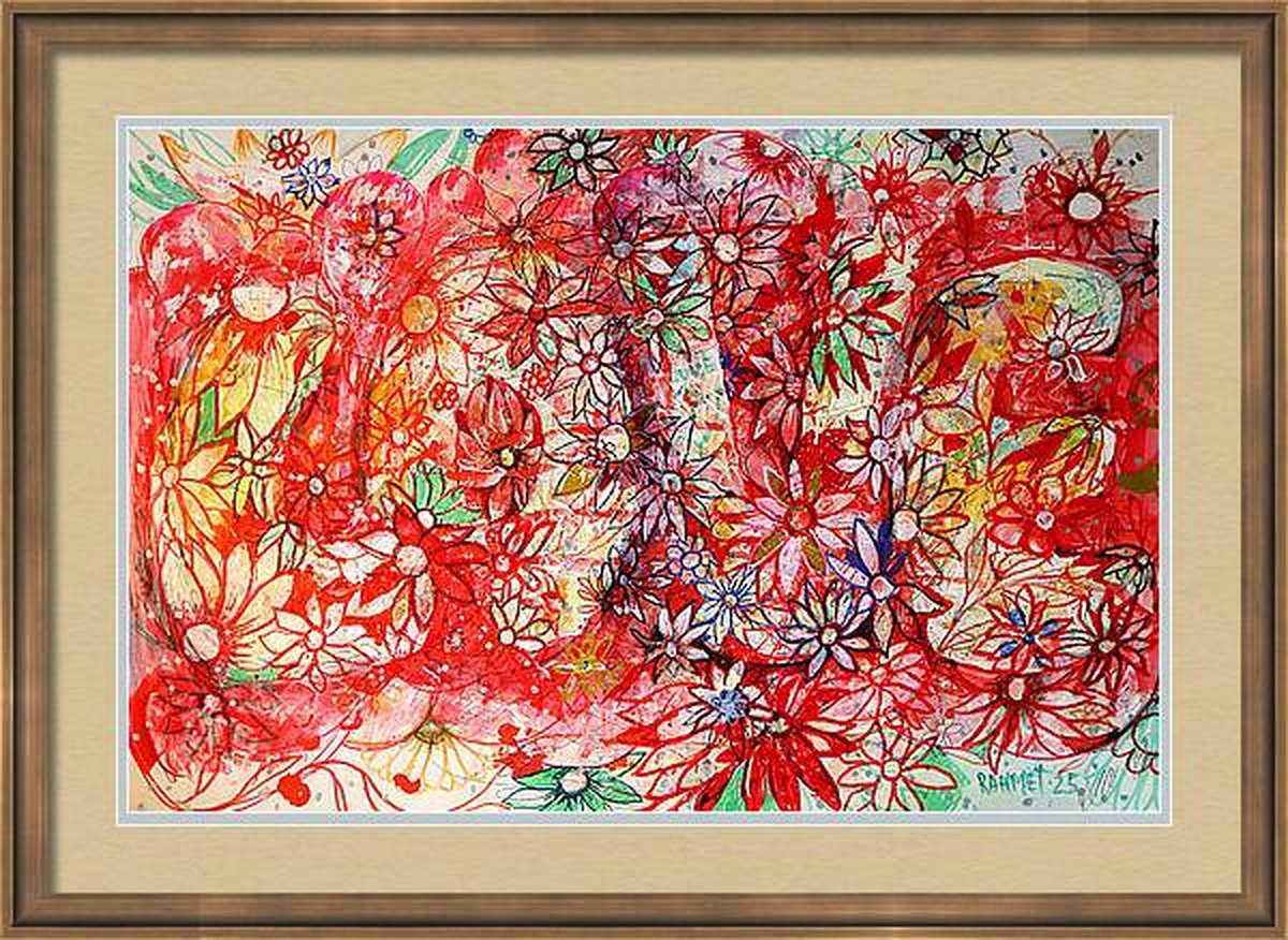  Fantasy With Flowers 321 By Rakhmet Redzhepov, 23 X 17, Artwork For Sale On Artfinder