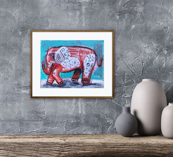 Orange Elephant