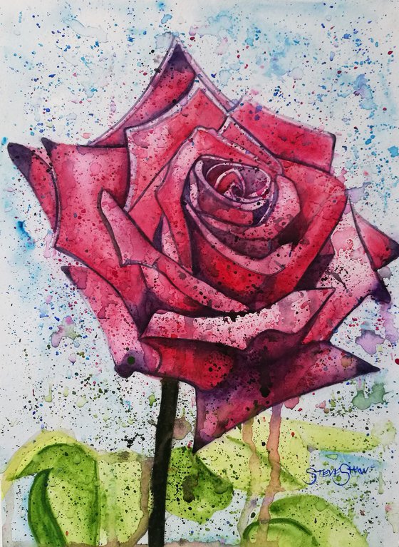Watercolour Rose