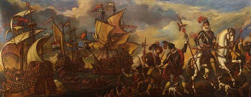 The landing of the Spanish by Oleg and Alexander Litvinov
