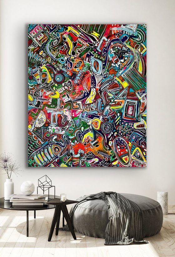 78''x65''(200x165cm), Life in Colors 20