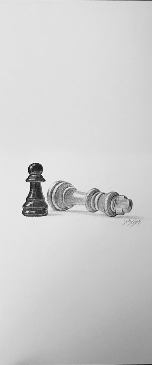 2 chess pieces by Amelia Taylor