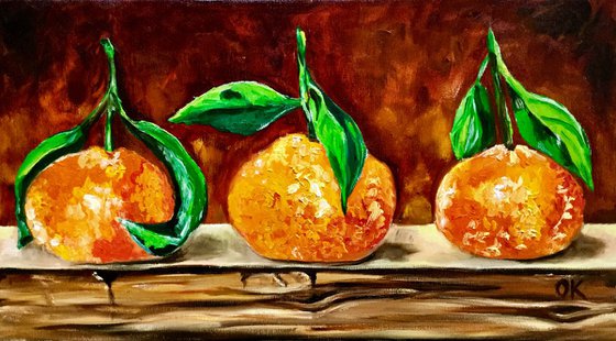 Still life with Oranges #4