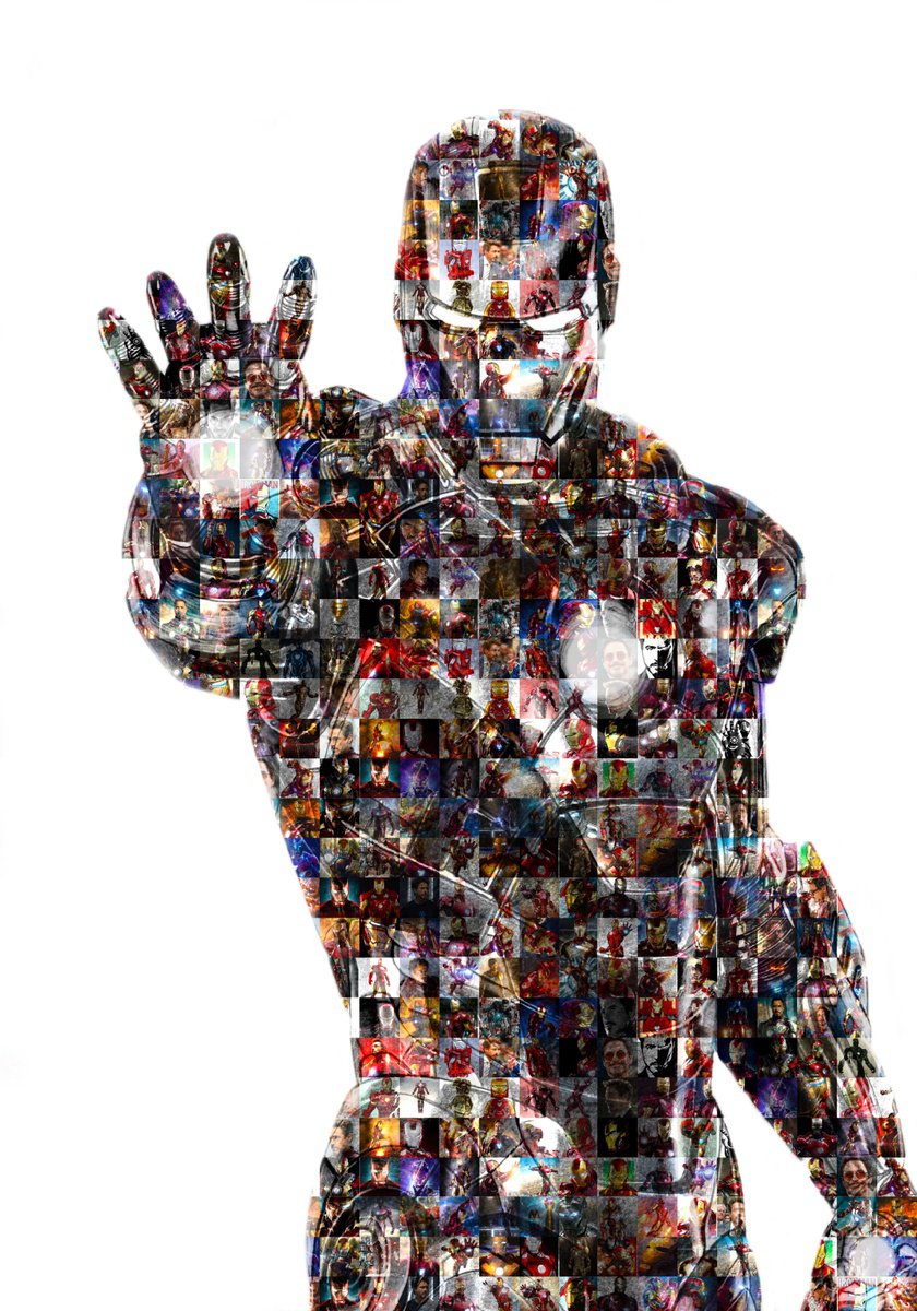 Iron Man Mosaic by Paul Stowe
