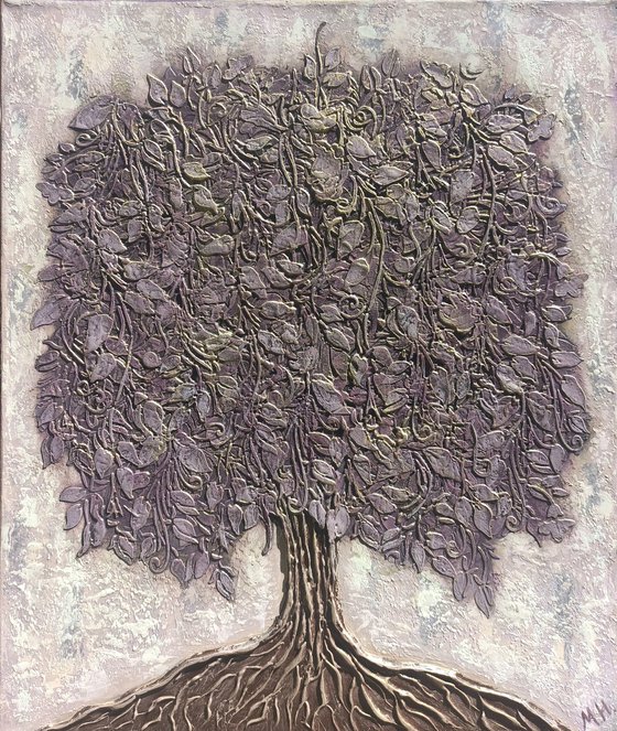Decorative tree - purple