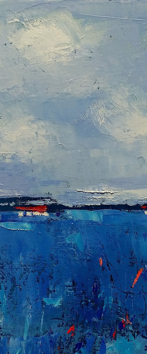 Blue Landscape by Kestutis Jauniskis