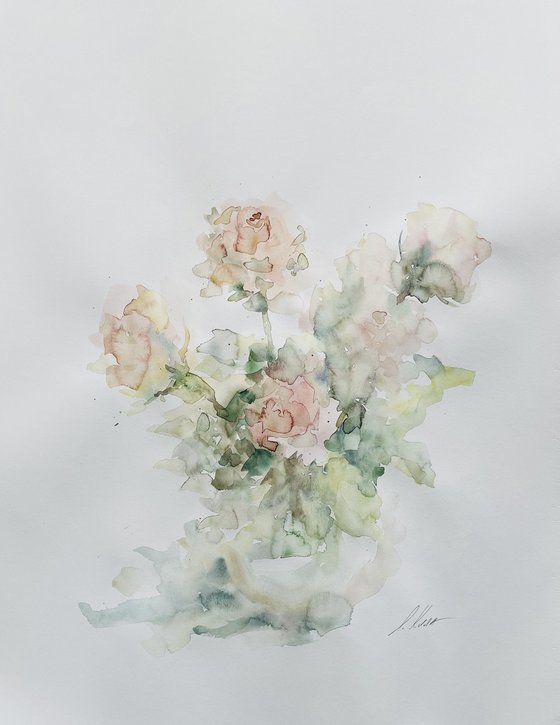 Roses 50x65cm 2025