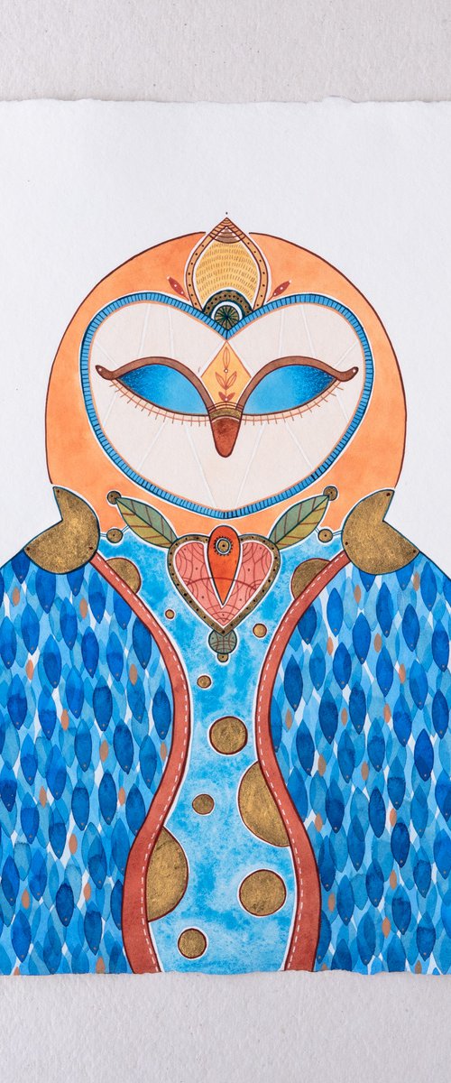 Wild Heart Owl by Eve Devore