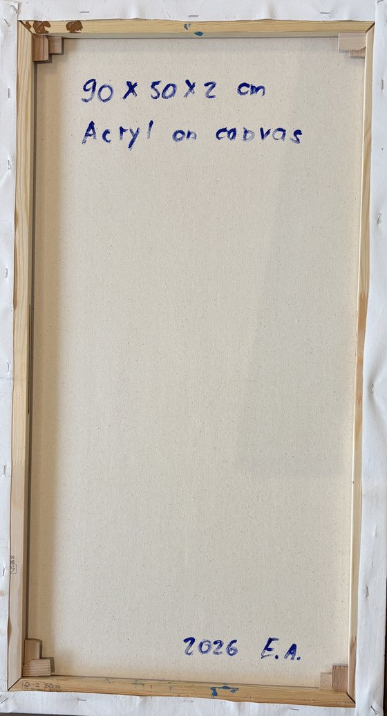 Echoes of Fire 50x90х2 cm
