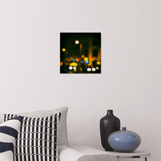 City Lights 4. Limited Edition Abstract Photograph Print  #1/15. Nighttime abstract photography series.
