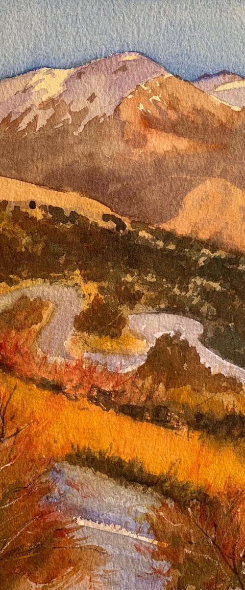 The road to the mountains by Shelly Du