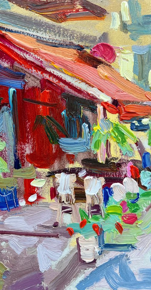 Orange Terrace by Ole Karako