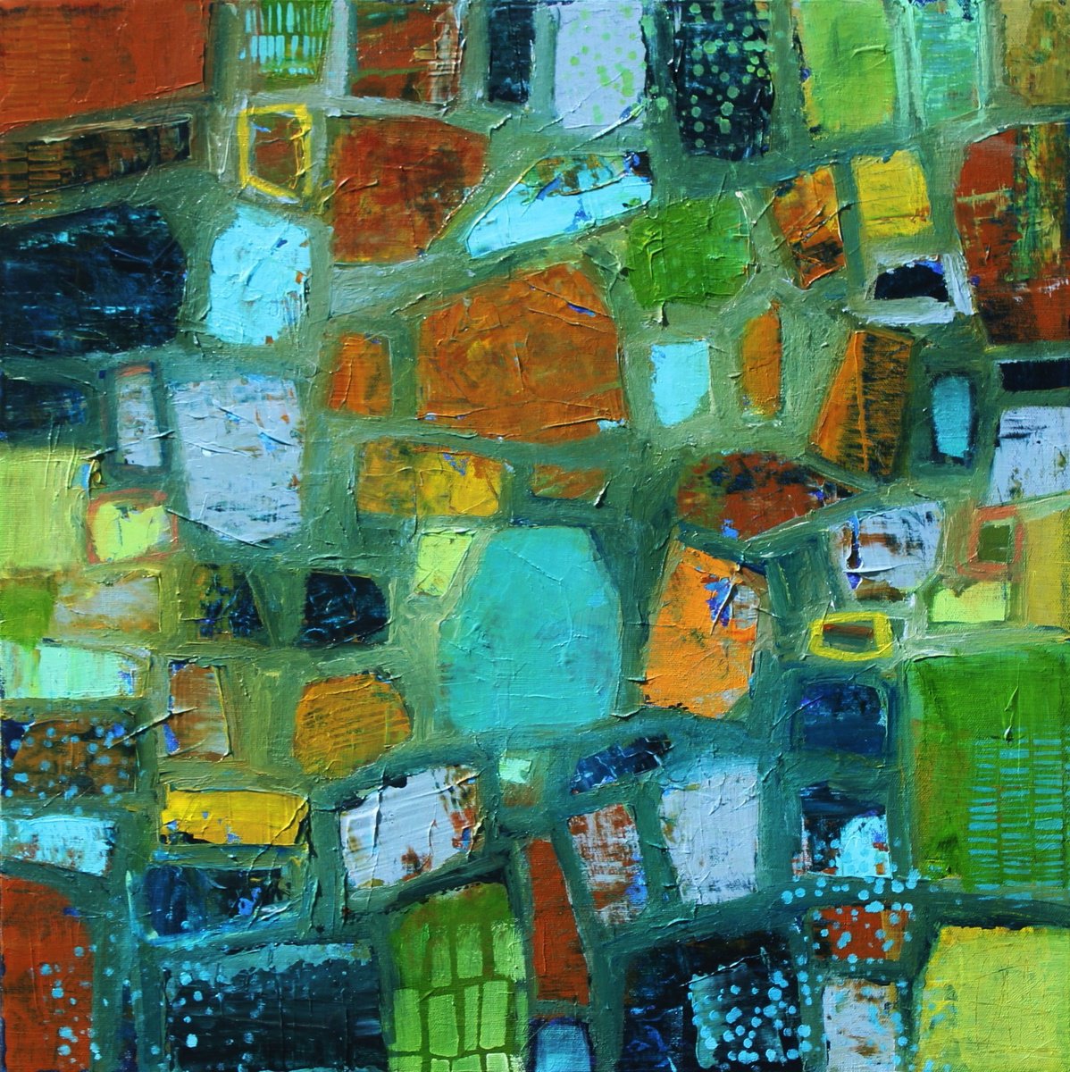 Earth Elements By Sage Mountain Studio, 20 X 20, Artwork For Sale On Artfinder