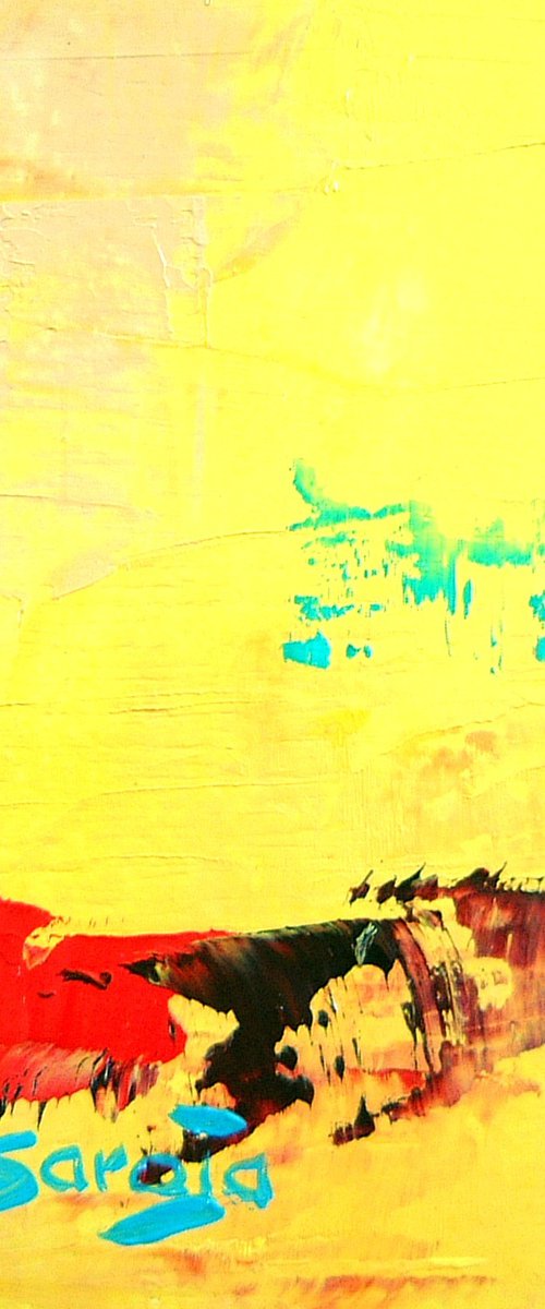 Yellow 1 (ref#:1028-10Q) by Saroja van der Stegen