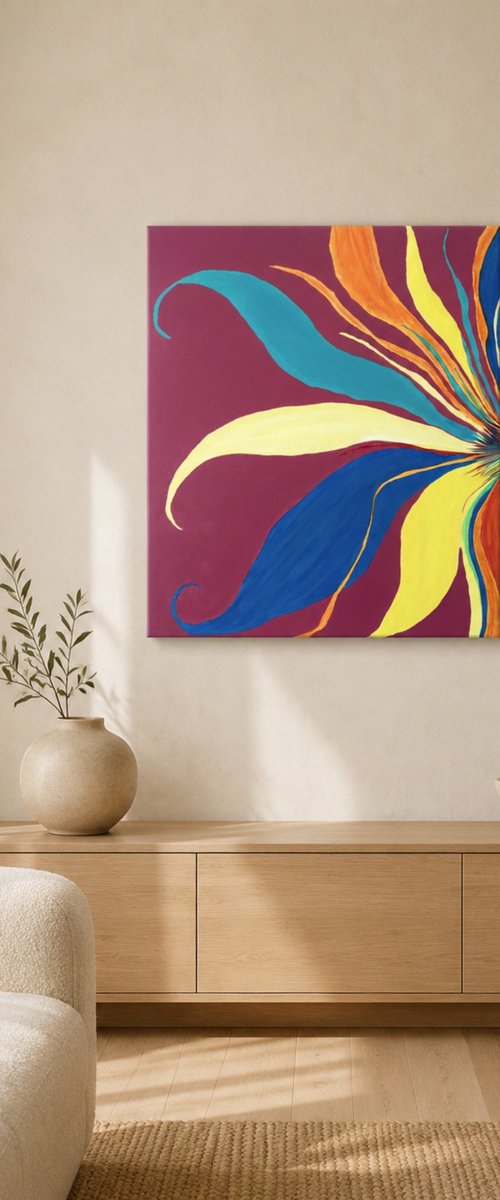 Luminous Botanica III Falling Radiance by Jian Ma (Jane M.)
