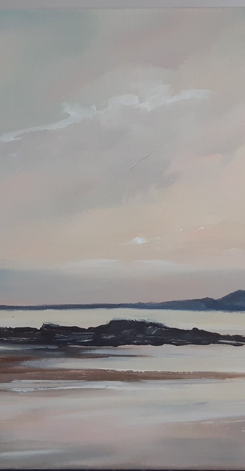 Evening at Cymmeran Bay Anglesey by Steve Keenan