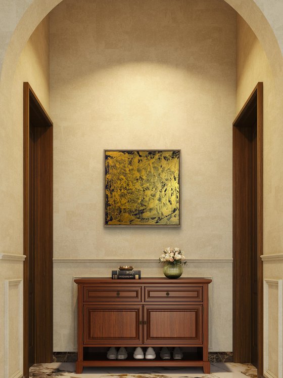 Echoes of Fire 70x70x2 cm